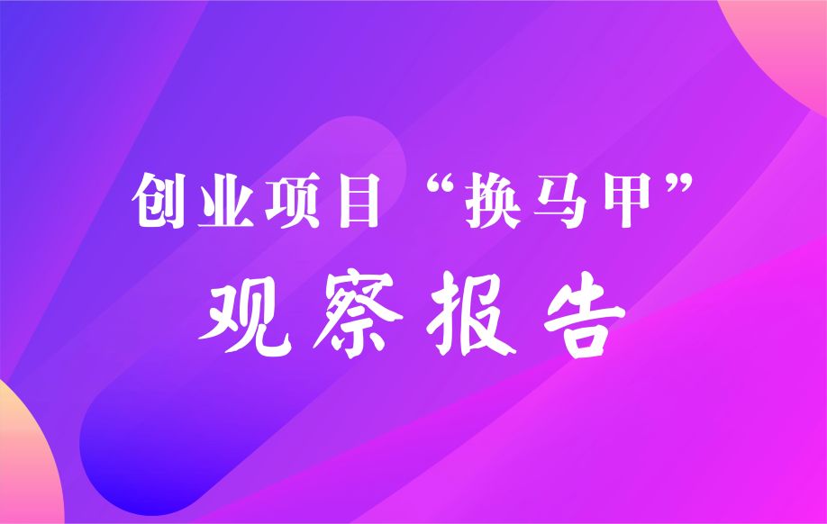 从“土味”到“顶流”：一份投资人的创业项目“换马甲”观察报告